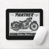 Panthermotorradanzeige Mousepad (Mit Mouse)