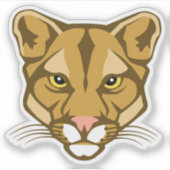 Panthers Custom-Cut Vinyl Sticker (Vorderseite)