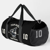 Panthers "Customizable" Baseball Duffle Bag (Rechte Ecke)