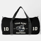 Panthers "Customizable" Baseball Duffle Bag (Rückseite)