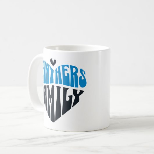 Panthers Family Fan-Geschenk Kaffeetasse (Vorderseite Links)