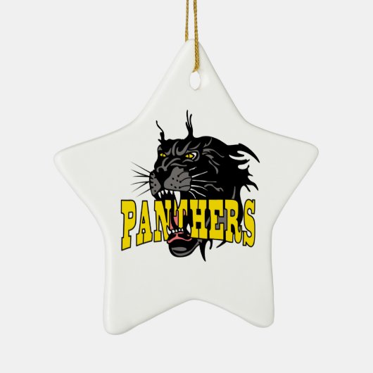 PANTHERS MASCOT KERAMIKORNAMENT (Rechts)