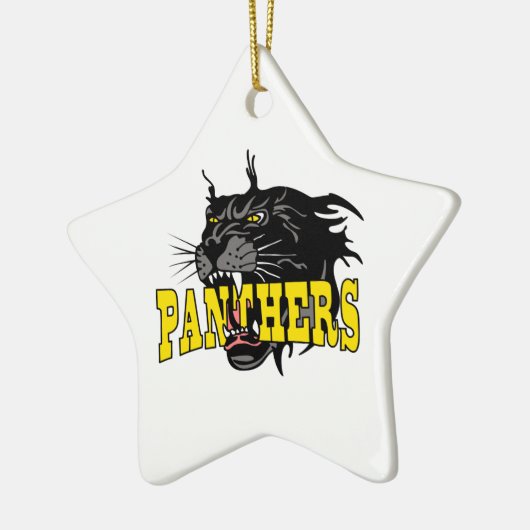 PANTHERS MASCOT KERAMIKORNAMENT (Links)