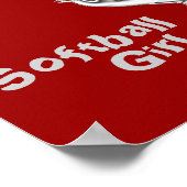 Panthers Softball Girl Poster (Ecke)