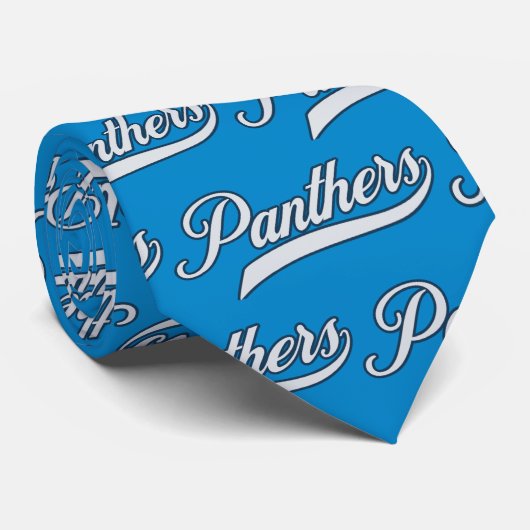 Panthers Team Spirit Krawatte (Gerollt)