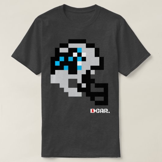 Panthers Tecmo Bowl Helm T-Shirt (Design vorne)
