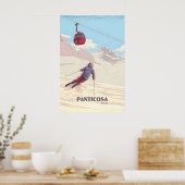 Panticosa Spanien Skigebiet Poster (Küche)