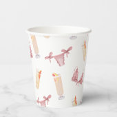 Panties & Palomas Brautparty Bachelorette Pappbecher (Rückseite)