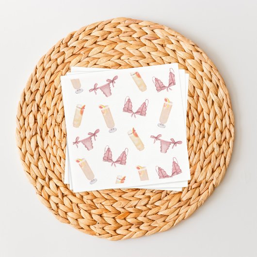 Panties & Palomas Brautparty Bachelorette Serviette