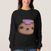 Panties Sloth Face Sweatshirt (Vorderseite)