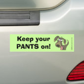 Panting Dog Behalten Pants on Autoaufkleber (Auf Auto)