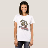 Panting Dog Behalten Pants on T-Shirt (Vorne ganz)