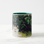 Pantoffel-Malen Zweifarbige Tasse (Mittel)