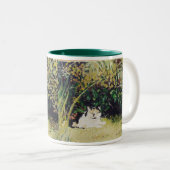 Pantoffel-Malen Zweifarbige Tasse (VorderseiteRechts)