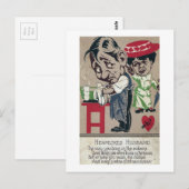 Pantoffelheld Postkarte (Vorne/Hinten)