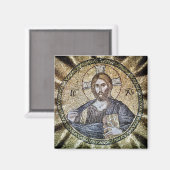 Pantokator Jesus Christus Herr aller Icon Magnet (Vorderseite/Rückseite)