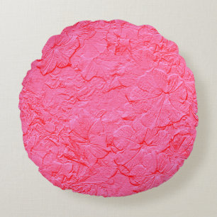 Pantoletten, rosa Rundwurfkissen Rundes Kissen