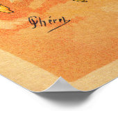 Pantomime Comedy 1891 von Jules Chéret Poster (Ecke)