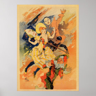 Pantomime Comedy 1891 von Jules Chéret Poster