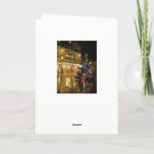 Pantomime Feiertagskarte (Rückseite)