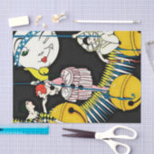 "Pantomime on Jingle Bells" von Jose Carlos Seidenpapier (Handwerk)