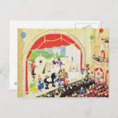 Pantomime Postkarte (Vorne/Hinten)