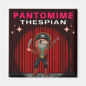 Pantomime Thespian - Captain Hook Magnet (Vorne)