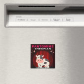 Pantomime Thespian - Pantomime Cow Magnet (In Situ (Geschirrspüler))