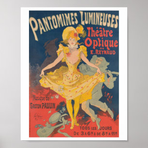 Pantomimes Lumineuses Poster