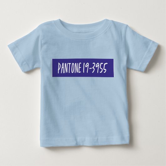 Pantone 19-3955 baby t-shirt (Vorderseite)
