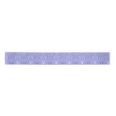 Pantone 2022 Ver Peri Periwinkle Damask Old World Satinband (Vorderseite)