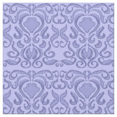 Pantone 2022 Ver Peri Periwinkle Damask Old World Stoff (Nahaufnahme)