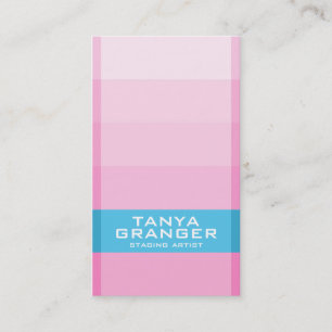 Pantone Muster-Steigung - Rosa Visitenkarte