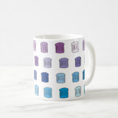 Pantone Panettone-Tasse - blau/lila Kaffeetasse (VorderseiteRechts)