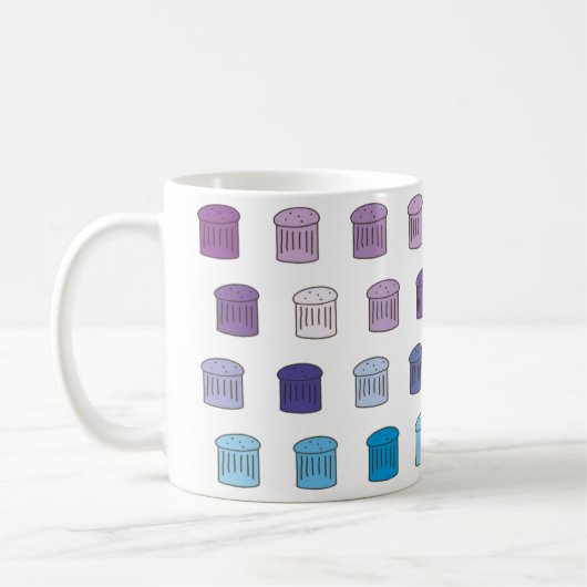 Pantone Panettone-Tasse - blau/lila Kaffeetasse (Links)