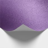 Pantone Ultra Violet Lila Glass Eggplant Trauben Geschenkpapier (Ecke)