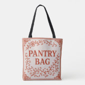 "PANTRY BAG" - CHINOISERIE-TASCHE TASCHE (Rückseite)