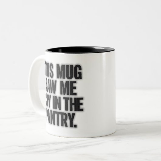 Pantry Cry Club Tasse (Vorderseite Links)