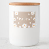 Pantry labels, Customization options available Lebensmitteletikett (Vorderseite)