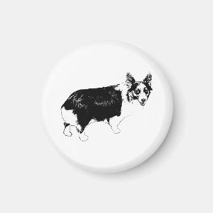 Pantry-Light Corgi-Lächeln Magnet