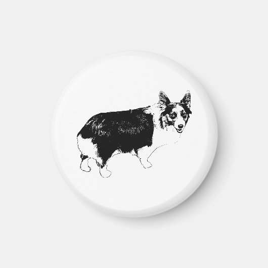 Pantry-Light Corgi-Lächeln Magnet (Vorne)