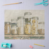 Pantry Mason Jars Decoupage Tissue Paper Seidenpapier (Basteln)