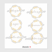 Pantry Organisation BackCanister Jar Sticker (Blatt)