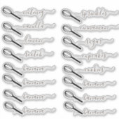 Pantry Organisation Bäckerei Canister Jar Aufkleber (Vorderseite)