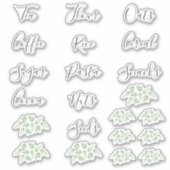 Pantry Staples Labels (Vorderseite)