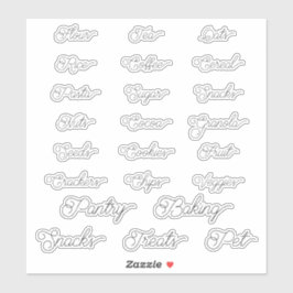 Pantry Staples Labels