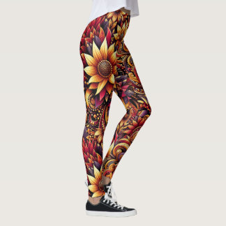 Pants serene lebendig in der afrikanischen Lilie-B Leggings