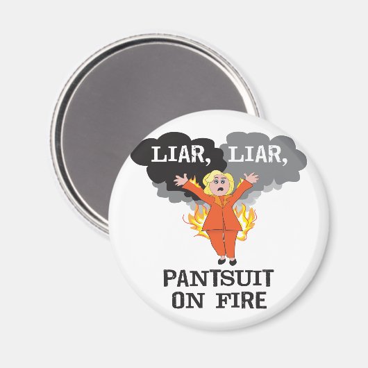 Pantsuit Magnet (Vorderseite/Rückseite)