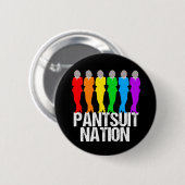 Pantsuit Nation Rainbow Women Button (Vorne & Hinten)