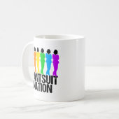 Pantsuit Nation Rainbow Women Kaffeetasse (Vorderseite Links)